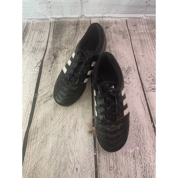 ADIDAS Unisex Kids Black/White Soccer Cleats / Size: 1.5 - Picture 1 of 7